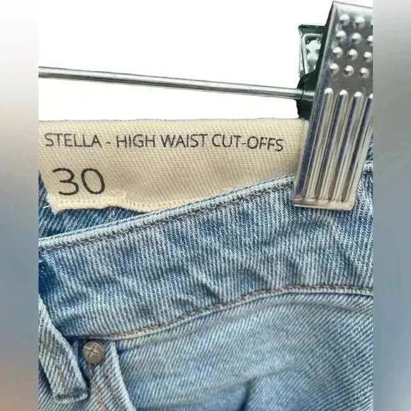 NWT Unpublished Stella denim High Waisted Shorts size 30 - Picture 4 of 7